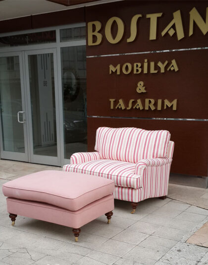 Ankara Mobilyası adına güzel bir örek Bostan mobilya tasarımı olarak klasik tekli koltuk ve kanepe adına güzel bir üründür.